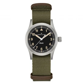 Женские наручные часы HAMILTON KHAKI FIELD QUARTZ 33MM H69301930 купить по цене 23390 грн на сайте - THEWATCH