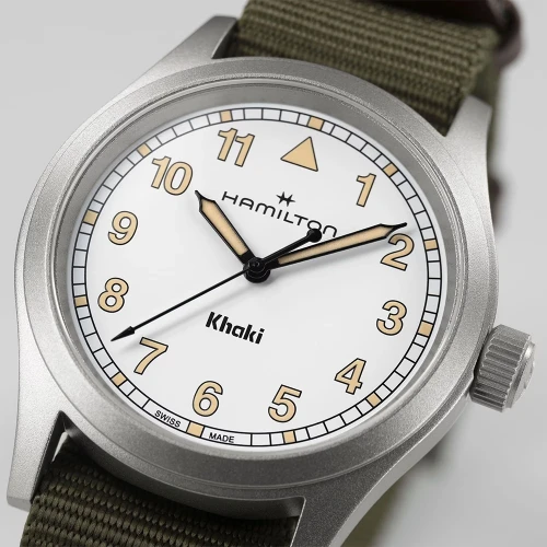 Чоловічий годинник HAMILTON KHAKI FIELD QUARTZ 38MM H69401910 купити за ціною 23390 грн на сайті - THEWATCH