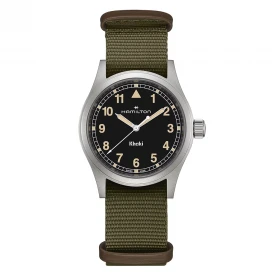 Мужские наручные часы HAMILTON KHAKI FIELD QUARTZ 38MM H69401930 купить по цене 23390 грн на сайте - THEWATCH