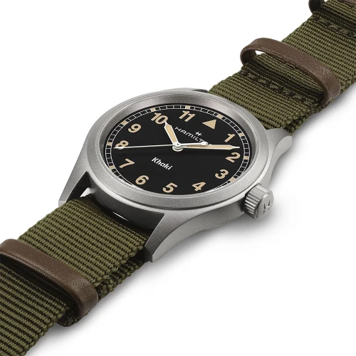 Чоловічий годинник HAMILTON KHAKI FIELD QUARTZ 38MM H69401930 купити за ціною 23390 грн на сайті - THEWATCH
