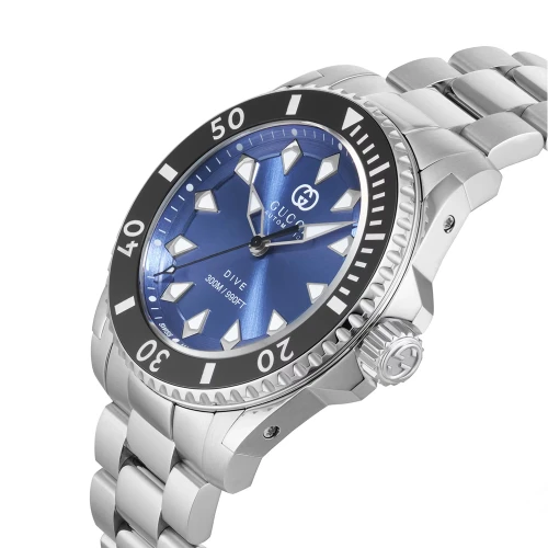 Чоловічий годинник GUCCI DIVE 40 MM YA136362 купити за ціною 126770 грн на сайті - THEWATCH