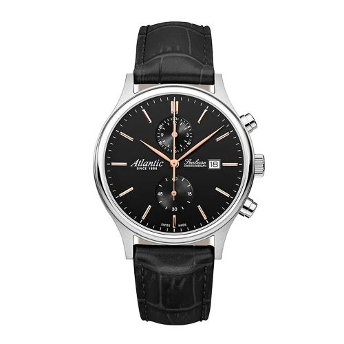 Мужские наручные часы ATLANTIC SEABASE CHRONOGRAPH 64452.41.61R купить по цене 16460 грн на сайте - THEWATCH