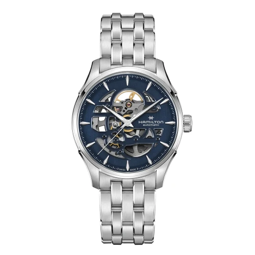 Чоловічий годинник HAMILTON JAZZMASTER SKELETON AUTO H42535141 купити за ціною 79520 грн на сайті - THEWATCH