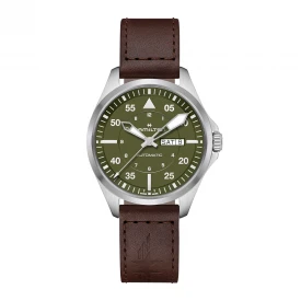 Чоловічий годинник HAMILTON KHAKI AVIATION PILOT DAY DATE AUTO H64635560 купити за ціною 57380 грн на сайті - THEWATCH