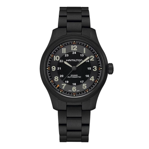 Чоловічий годинник HAMILTON KHAKI FIELD TITANIUM AUTO H70665130 купити за ціною 60260 грн на сайті - THEWATCH