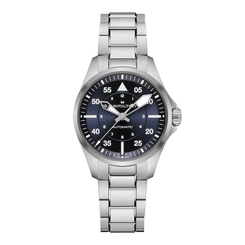 Женские наручные часы HAMILTON KHAKI AVIATION PILOT AUTO H76215140 купити за ціною 48160 грн на сайті - THEWATCH