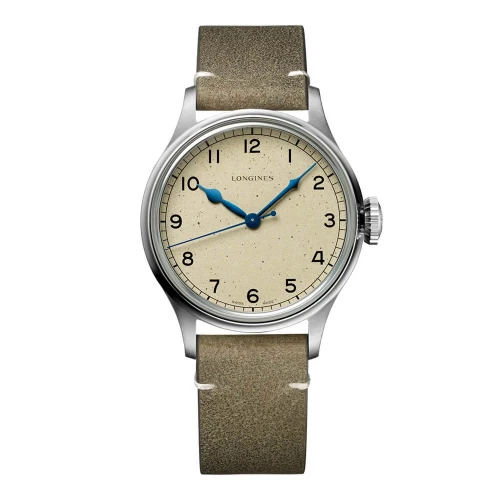Чоловічий годинник LONGINES HERITAGE MILITARY L2.819.4.93.2 купить по цене 116380 грн на сайте - THEWATCH