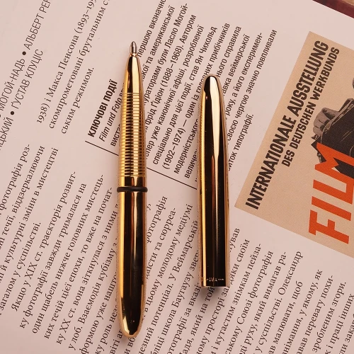 Ручка Fisher Space Pen Bullet Lacquered Brass купити за ціною 2595 грн на сайті - THEWATCH