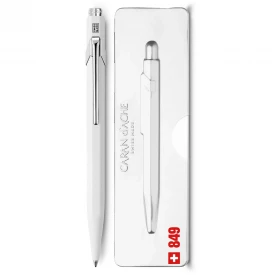 Ручка Caran d'Ache 849 POPLINE White + box купити за ціною 1845 грн на сайті - THEWATCH