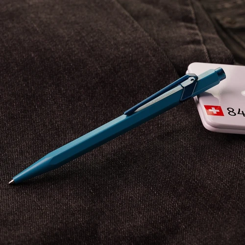 Ручка Caran d'Ache 849 CLAIM YOUR STYLE Glacier Blue + box купити за ціною 2575 грн на сайті - THEWATCH