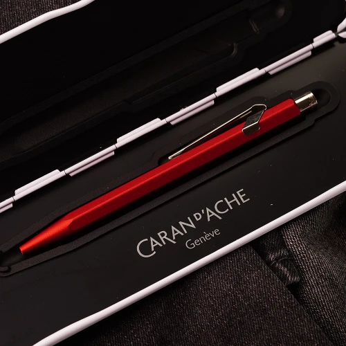 Ручка Caran d'Ache 849 COLORMAT-X Red купити за ціною 2195 грн на сайті - THEWATCH