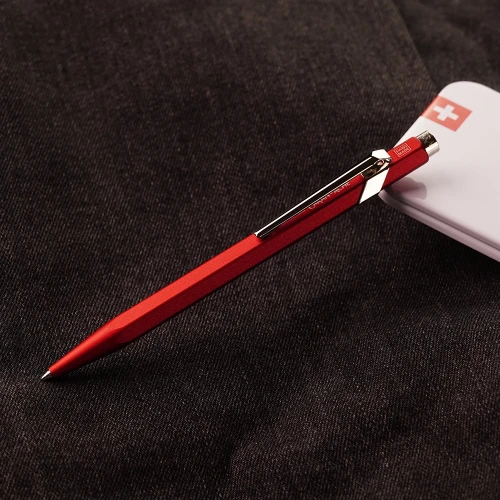 Ручка Caran d'Ache 849 COLORMAT-X Red купити за ціною 2195 грн на сайті - THEWATCH