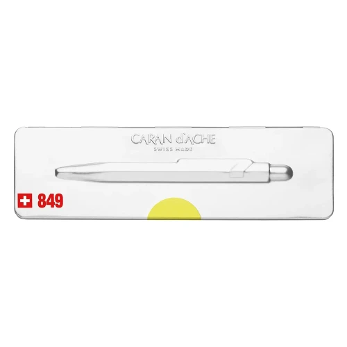 Ручка Caran d'Ache 849 FLUO Yellow + box купити за ціною 1845 грн на сайті - THEWATCH
