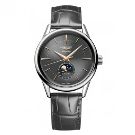 Чоловічий годинник LONGINES FLAGSHIP HERITAGE MOONPHASE L4.815.4.52.2 купити за ціною 192350 грн на сайті - THEWATCH