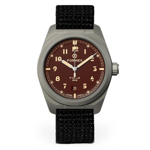 Мужские наручные часы FORMEX FIELD AUTOMATIC "MAHOGONY RED" 40MM 0660.1.6573.121 купить по цене 45600 грн на сайте - THEWATCH