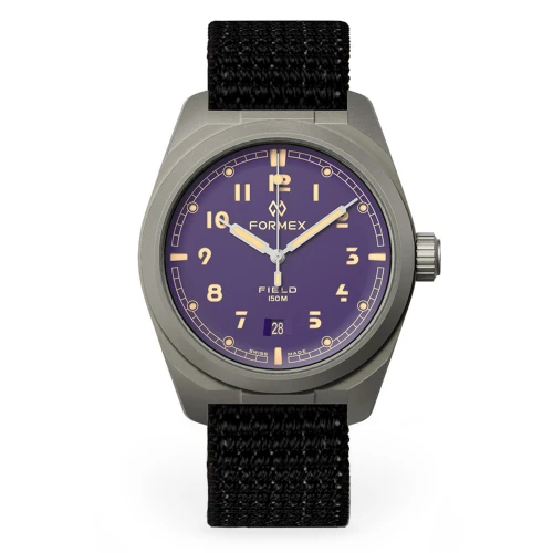 Мужские наручные часы FORMEX FIELD AUTOMATIC "ULTRA VIOLET" 40MM 0660.1.6593.121 купить по цене 45600 грн на сайте - THEWATCH