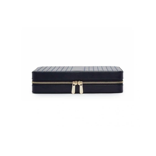 Кейс Wolf Maria Large Zip Jewelry Case Navy 766117 купити за ціною 17700 грн на сайті - THEWATCH