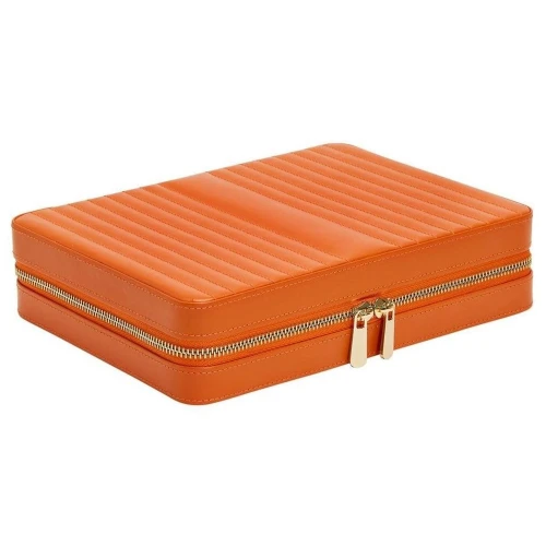 Кейс Wolf Maria Large Zip Jewelry Case Tangerine 766139 купити за ціною 17700 грн на сайті - THEWATCH