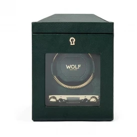 Віндер Wolf British Racing Single Watch Winder No Storage Green 793141 купити за ціною 44700 грн на сайті - THEWATCH