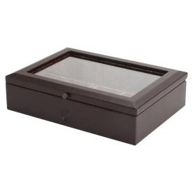 Шкатулка Wolf WM Brown 4 Piece Watch Accessory Box Brown 800693 купити за ціною 25500 грн на сайті - THEWATCH