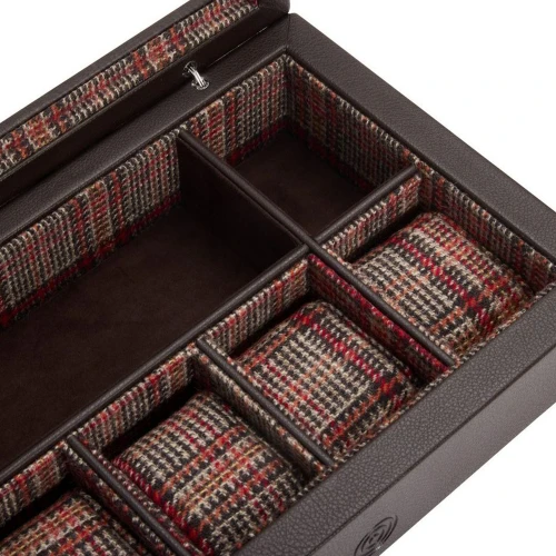 Шкатулка Wolf WM Brown 4 Piece Watch Accessory Box Brown 800693 купити за ціною 25500 грн на сайті - THEWATCH