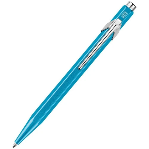 Ручка Caran d'Ache 849 Metal-X Blue + box купити за ціною 1845 грн на сайті - THEWATCH