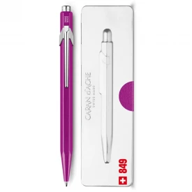 Ручка Caran d'Ache 849 Metal-X Violet + box купити за ціною 1845 грн на сайті - THEWATCH