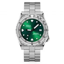Чоловічий годинник DOXA SUB 600T SEA EMERALD STAINLESS STEEL BEZEL 862.10.131.10 купити за ціною 76500 грн на сайті - THEWATCH