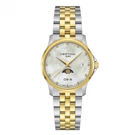 Женские наручные часы CERTINA DS-8 MOONPHASE LADY C045.223.22.111.00 купить по цене 27970 грн на сайте - THEWATCH