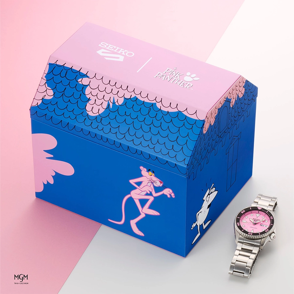 Чоловічий годинник SEIKO 5 SPORTS PINK PANTHER LIMITED EDITION