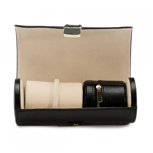 Рол Wolf Palermo Double Watch Roll with Jewelry Pouch 213902 купити за ціною 16740 грн на сайті - THEWATCH