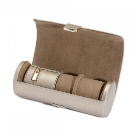 Рол Wolf Palermo Double Watch Roll with Jewelry Pouch 213978 купити за ціною 16740 грн на сайті - THEWATCH