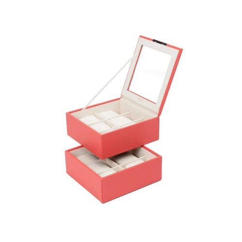 Шкатулка Wolf Stackable Watch Tray Set 2 x 6 pcs 319642 купити за ціною 5940 грн на сайті - THEWATCH