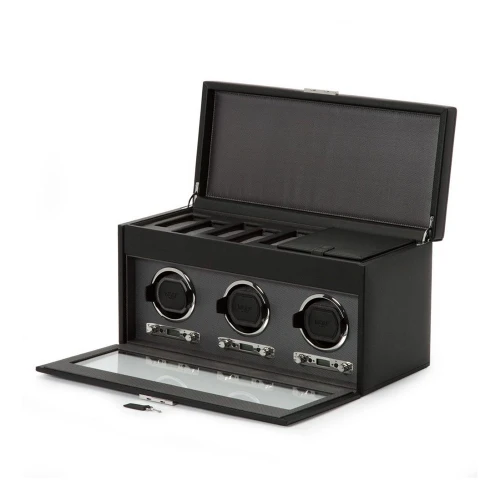 Виндер Wolf Triple Watch Winder with Storage 456302 купить по цене 128340 грн на сайте - THEWATCH