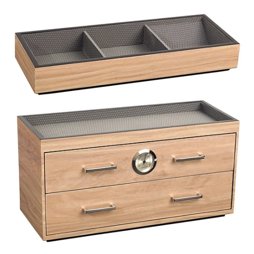 Шкатулка Wolf Meridian Humidor with 2 Drawers 460028 купити за ціною 29400 грн на сайті - THEWATCH