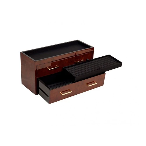 Шкатулка Wolf Meridian 2 Drawer Valet 460310 купити за ціною 15300 грн на сайті - THEWATCH