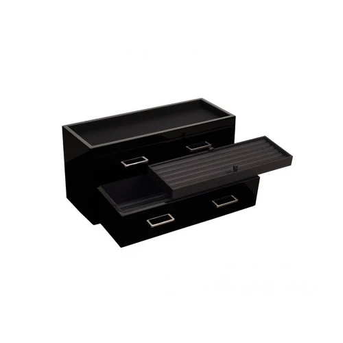 Шкатулка Wolf Meridian 2 Drawer Valet 460370 купити за ціною 15300 грн на сайті - THEWATCH