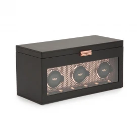 Виндер Wolf Axis Triple Watch Winder With Storage 469416 купить по цене 144900 грн на сайте - THEWATCH