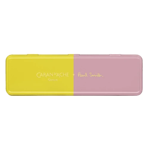 Ручка Caran d'Ache 849 PAUL SMITH Chartreuse Yellow & Rose Pink Special Edition купити за ціною 3395 грн на сайті - THEWATCH
