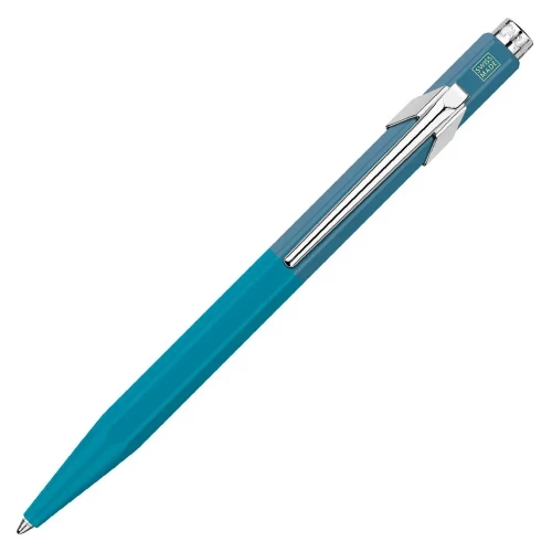 Ручка Caran d'Ache 849 PAUL SMITH Cyan Blue & Steel Blue Special Edition купити за ціною 3395 грн на сайті - THEWATCH