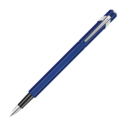 Чорнильна ручка Caran d'Ache 849 Metal Blue купити за ціною 3945 грн на сайті - THEWATCH