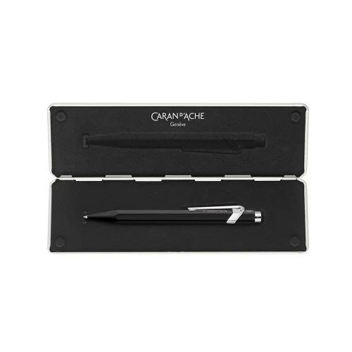 Ручка-ролер Caran d'Ache 849 Black+ box купити за ціною 3295 грн на сайті - THEWATCH