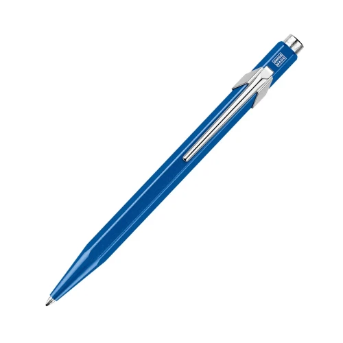 Ручка Caran d'Ache 849 FLUO Metal-X Blue купити за ціною 1495 грн на сайті - THEWATCH