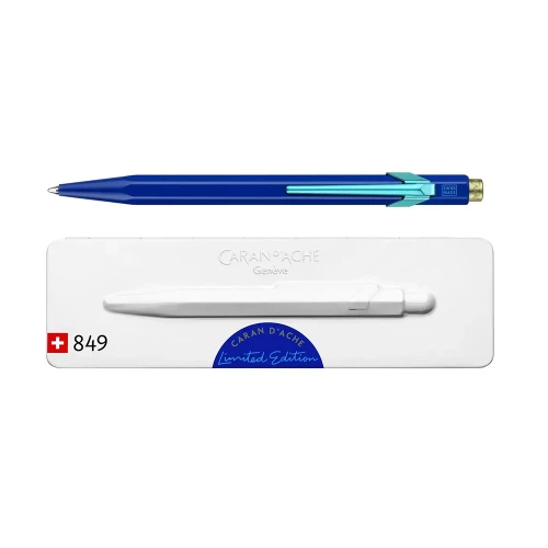 Ручка Caran d'Ache 849 CLAIM YOUR STYLE Blue + box купити за ціною 2995 грн на сайті - THEWATCH