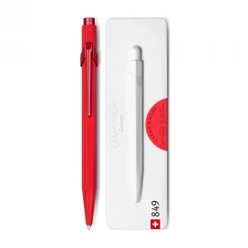 Ручка Caran d'Ache 849 CLAIM YOUR STYLE Scarlet Red + box купити за ціною 2995 грн на сайті - THEWATCH