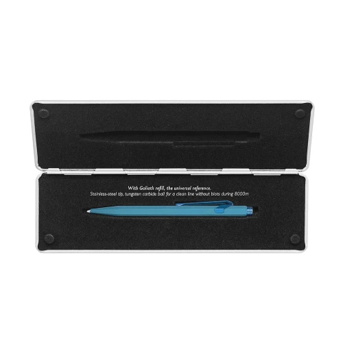 Ручка Caran d'Ache 849 CLAIM YOUR STYLE Glacier Blue + box купити за ціною 2575 грн на сайті - THEWATCH