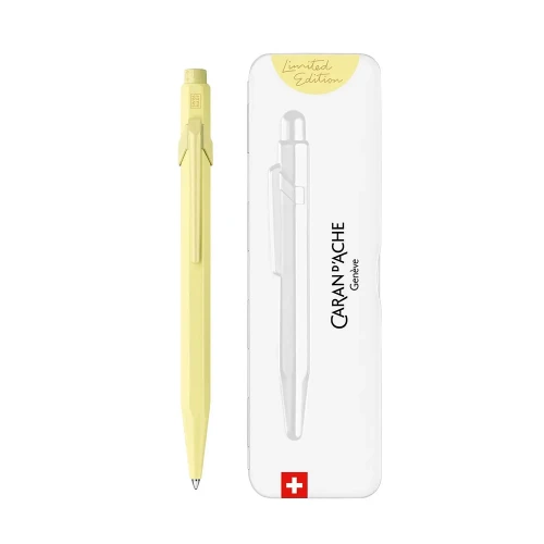 Ручка Caran d'Ache 849 CLAIM YOUR STYLE Icy Lemon + box купити за ціною 2995 грн на сайті - THEWATCH