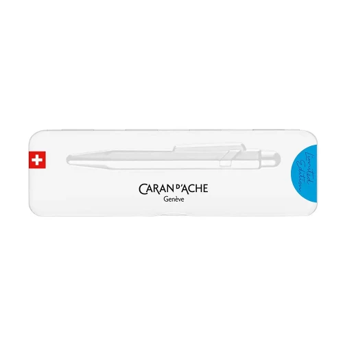 Ручка Caran d'Ache 849 CLAIM YOUR STYLE Azure Blue + box купити за ціною 2995 грн на сайті - THEWATCH