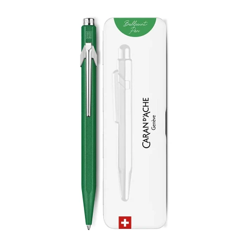 Ручка Caran d'Ache 849 COLORMAT-X Green купити за ціною 2195 грн на сайті - THEWATCH