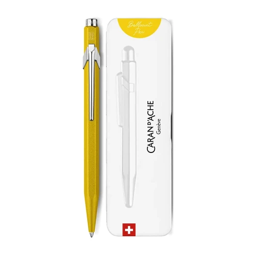 Ручка Caran d'Ache 849 COLORMAT-X Yellow купити за ціною 2195 грн на сайті - THEWATCH